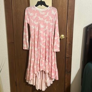 Girls Paper Wings Unicorn Dress